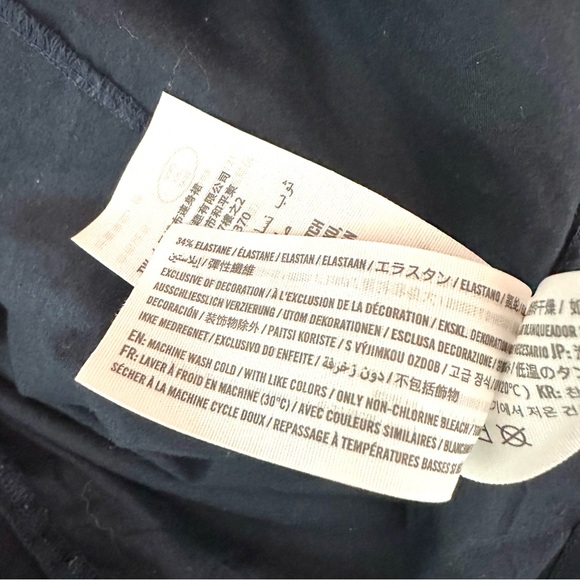 Abercrombie & Fitch Floral Daisy Tie Strap Ruffle Mini Dress Prairie Boho Blue M - Picture 9 of 9